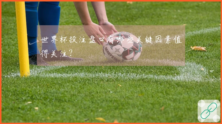 世界杯投注盘口有哪些关键因素值得关注？